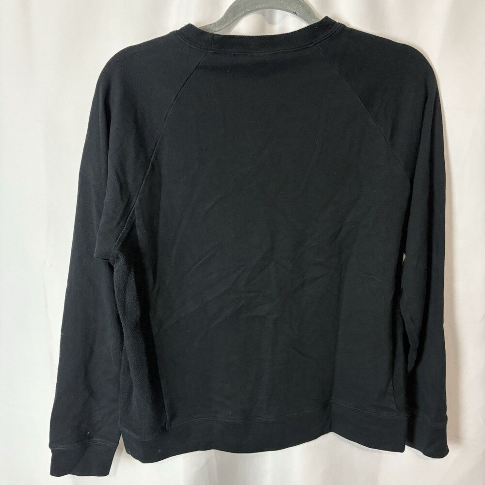 Third Love Black Weekend Terry Sweatshirt Size Medium Cozy Cotton - Picture 6 of 8
